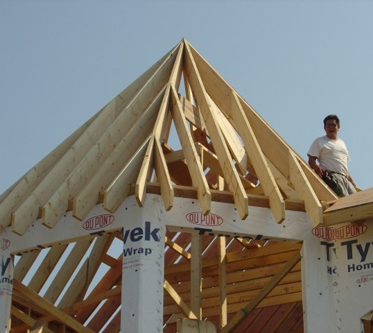 Man on Roof Man on Roof